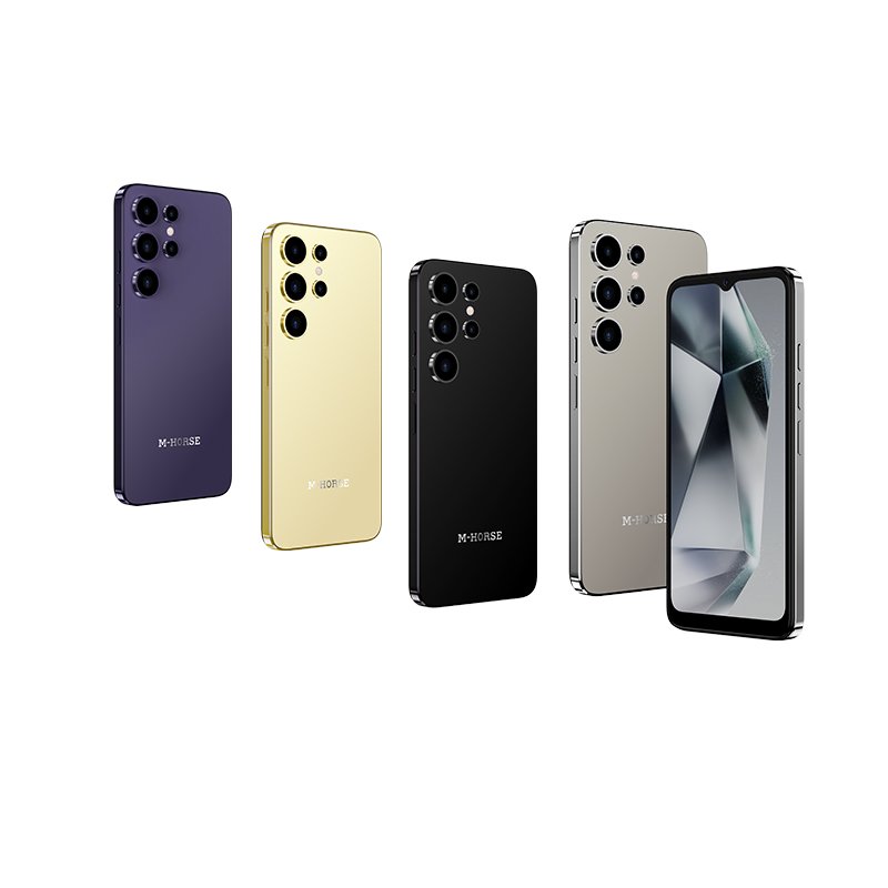 M-HORSE 2024 new PHONE S24 Ultra 8GB+128GB smartphone 3G&4G 5G 6.6-inch with built-in pen Android 13 smartphone